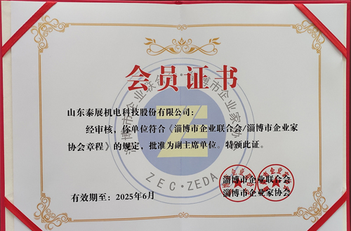 2020年被評為淄博市企（qǐ）業家聯（lián）合會和淄博市企業家協會副（fù）主席單位